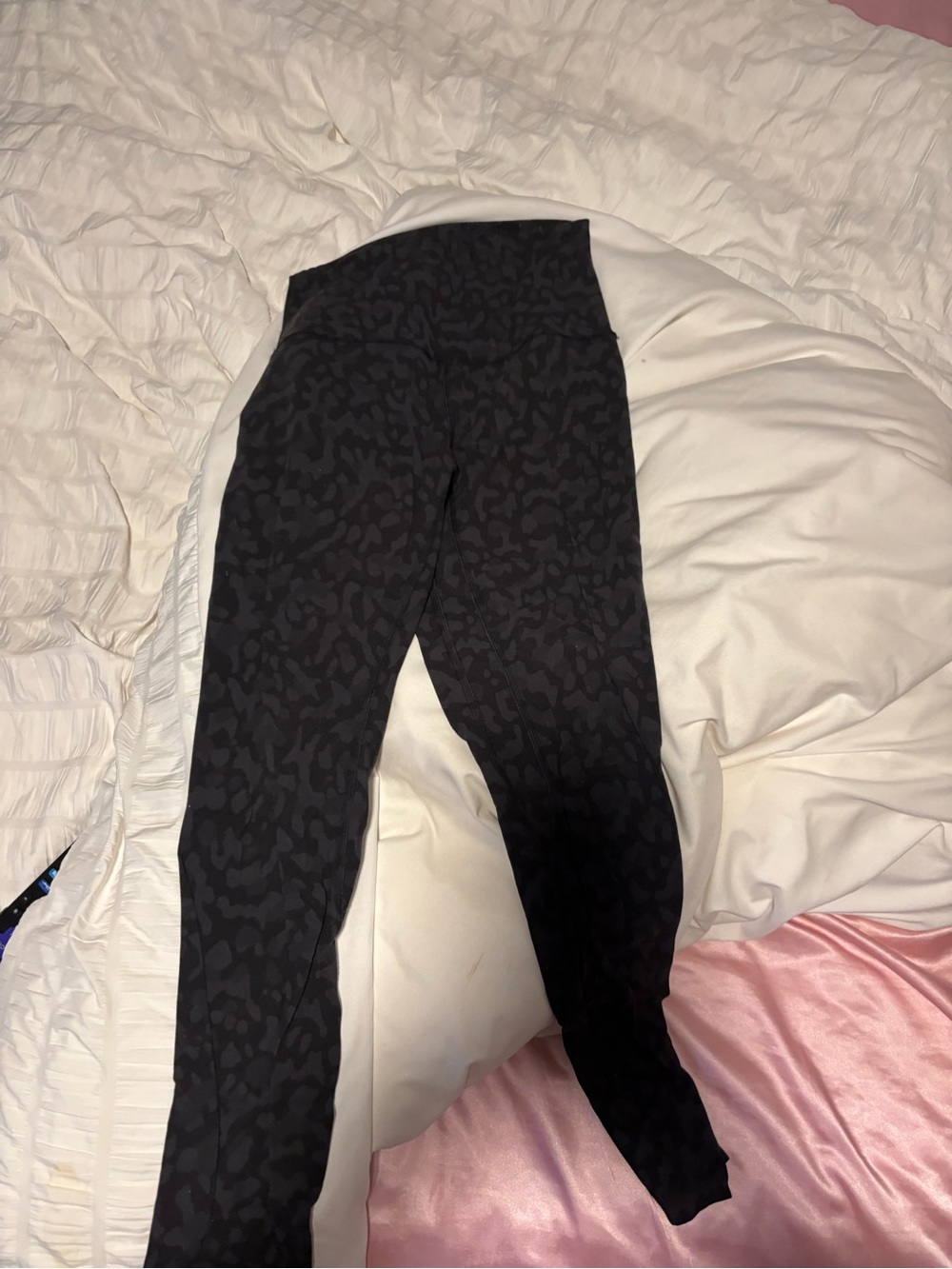 lululemon athletica Black Printed Leggings